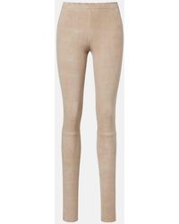 Stouls - Carolyn Suede Leggings - Lyst
