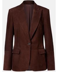 Brunello Cucinelli - Monili Suede Blazer - Lyst