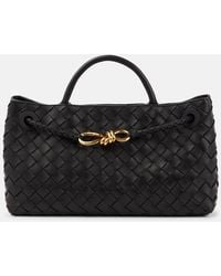 Bottega Veneta - East-West Andiamo Intrecciato Leather Tote Bag - Lyst