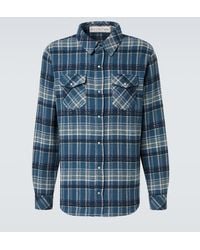 God's True Cashmere - Fantasia Plaid Cashmere Shirt With Emerald - Lyst