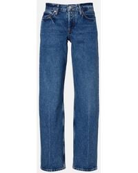 Agolde - Low Rise Loose Straight Jeans - Lyst