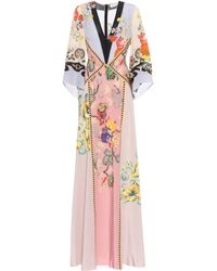 Etro Floral Silk Maxi Dress - Multicolour