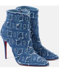 Christian Louboutin - So Kate 100 Denim Pumps - Lyst