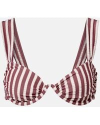 Jonathan Simkhai - Top De Bikini Anniston A Rayas - Lyst