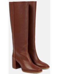 Chloé - Edith Leather Knee-High Boots - Lyst