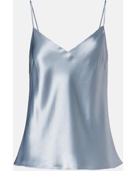 Galvan London - Ischia Satin Camisole - Lyst