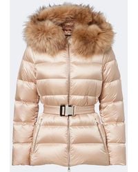 Moncler - Cupidones Shearling-Trimmed Down Jacket - Lyst