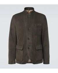 Eleventy - Suede Jacket - Lyst
