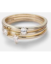 STONE AND STRAND - 14Kt Ring With Diamonds - Lyst