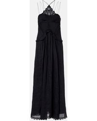 Isabel Marant - Abito Lungo Lindy Con Pizzo - Lyst