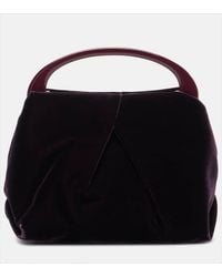 Dries Van Noten - Tote Bag Crisp Small Aus Samt - Lyst