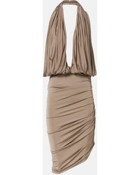 Magda Butrym - Open-Back Jersey Midi Dress - Lyst