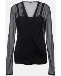 Givenchy - Bluse aus Jersey - Lyst
