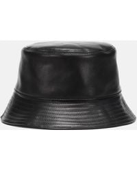 Loewe - Cappello da pescatore in pelle - Lyst