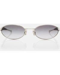 Bottega Veneta - Sardine Oval Sunglasses - Lyst