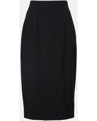 Dolce & Gabbana - Wool-Blend Pencil Skirt - Lyst