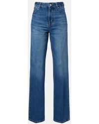 Victoria Beckham - High-Rise Wide-Leg Jeans - Lyst