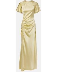 Veronica Beard - Robe Longue Huntleigh En Soie Melangee - Lyst