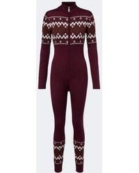 Perfect Moment - Fair Isle Wool Catsuit - Lyst