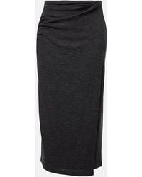 Vince - Draped Midi Skirt - Lyst