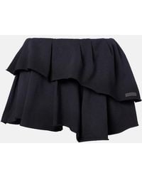 Acne Studios - Cotton-Blend Miniskirt - Lyst