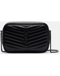 Saint Laurent - Bolso Al Hombro Lou Mini De Piel Acolchado - Lyst