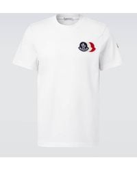Moncler - T-Shirt Aus Baumwoll-Jersey - Lyst