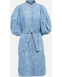 Stella McCartney - Robe chemise en jean - Lyst