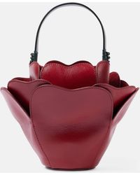 STAUD - Juliet Small Leather Tote Bag - Lyst