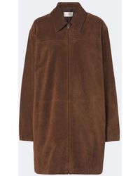 The Row - Dakara Suede Coat - Lyst