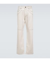 Winnie New York - Paneled Straight Cotton Pants - Lyst
