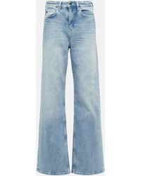 AG Jeans - Jean flare New Alexxis a taille haute - Lyst