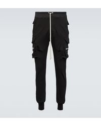 Rick Owens - Mastodon Cotton Cargo Sweatpants - Lyst