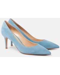 Gianvito Rossi - Gianvito 70 Suede Pumps - Lyst