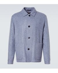 ZEGNA - Cashmere And Silk Overshirt - Lyst