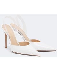 Gianvito Rossi - Leather Slingback Pumps - Lyst