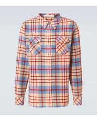 God's True Cashmere - Al's Run Plaid Cashmere Shirt - Lyst
