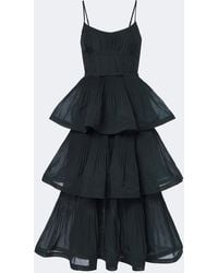 Zimmermann - Pleated Tiered Bustier Dress - Lyst