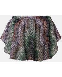 Missoni - Sequined Lame Miniskirt - Lyst