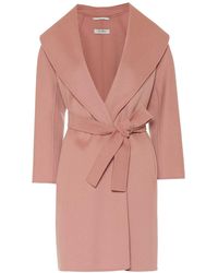 Max Mara Cappotto Messi in lana - Rosa