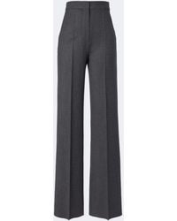 Max Mara - Wool-Blend Wide-Leg Pants - Lyst