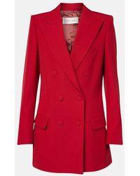Dries Van Noten - Double-Breasted Wool Blazer - Lyst