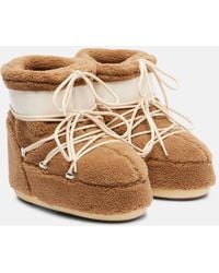 Moon Boot - Icon Low Fleece Snow Boots - Lyst