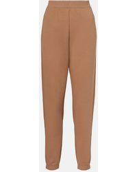 Max Mara - Violino Cotton-Blend Sweatpants - Lyst