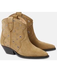 Isabel Marant - Dewina Suede Ankle Boots - Lyst