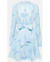 Juliet Dunn - Bellflower Cotton Shirt Dress - Lyst