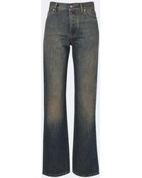 Fendi - Faded Wide-Leg Jeans - Lyst