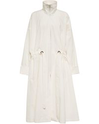 Totême Mantel aus einem Baumwollgemisch - Weiß