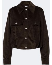 Loewe - Cotton Corduroy Blouson Jacket - Lyst