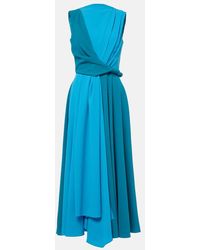 ROKSANDA - Robe Midi Parsa En Crepe - Lyst